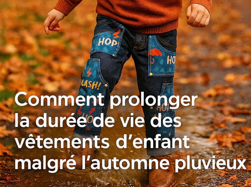 Comment prolonger la durée de vie des vêtements d’enfants malgré l’automne pluvieux ?