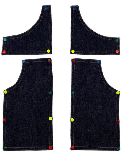 Pack de 4 patchs Ti’Patch – Denim noir