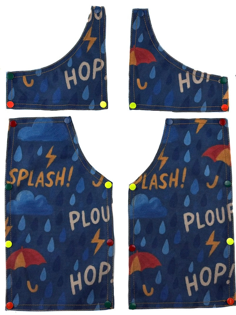 Pack de 4 patchs imperméables pour pantalon enfant – Pluie & Mauvais Temps