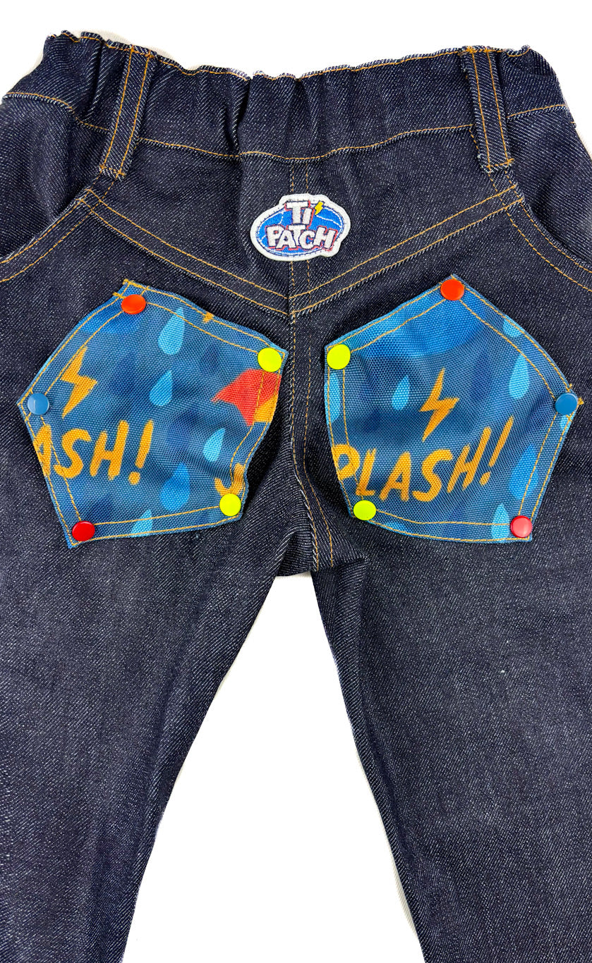 Pack de 6 patchs imperméables pour pantalon enfant – Pluie & Mauvais Temps