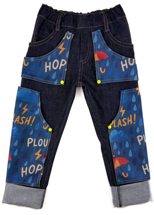 Pack de 6 patchs imperméables pour pantalon enfant – Pluie & Mauvais Temps